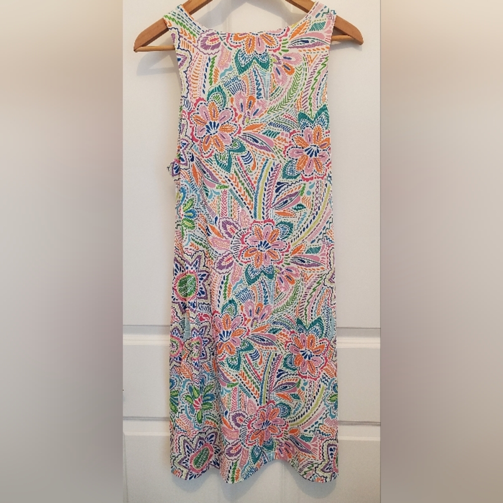Jean-Pierre Klifa Paris,   Patterned Midi Dress, Size L, Multi Colors - Picture 3 of 5